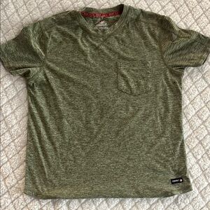Canada Sportswear Olive Green V-Neck Pocket Tee - Men